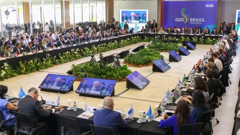Primeira reunião preparatória do G20 começa na próxima semana