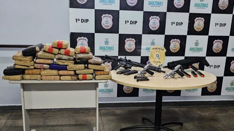 HOMEM É PRESO EM MANAUS POR FORNECER ARMAS A CRIMINOSOS PELO BRASIL