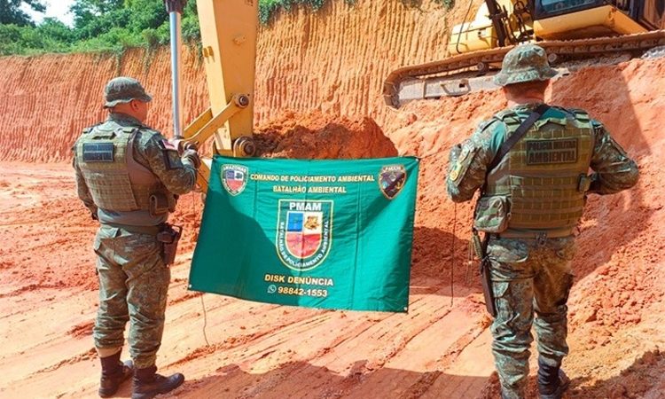 Dupla é presa por extração ilegal de minério na Zona Oeste de Manaus