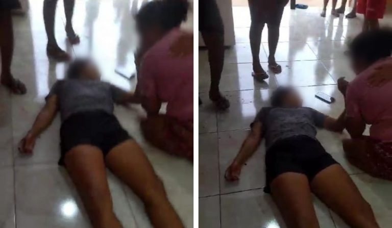 Vídeo: Mãe se desespera ao ver filha assassinada em estabelecimento de Manacapuru no AM; veja