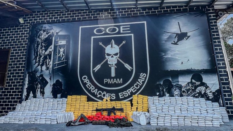 PM APREENDEU MAIS DE 21 TONELADAS DE DROGAS NO AMAZONAS EM 2023