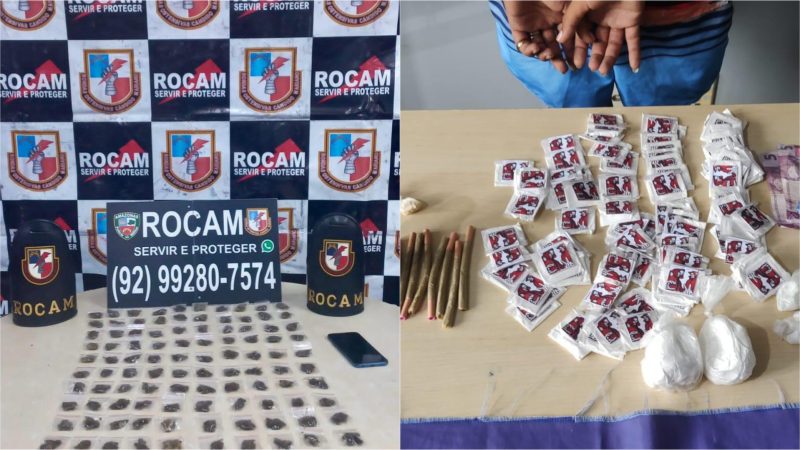 POLÍCIA PRENDE DOIS POR TRÁFICO NA ZONA LESTE