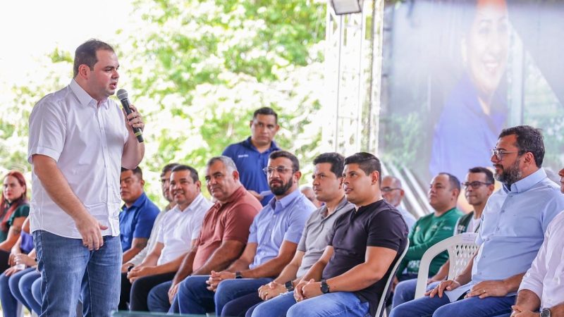 Deputado Roberto Cidade ressalta investimentos do Estado na infraestrutura de Manaus, durante inauguração do Trevo do Rodoanel