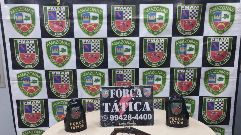 Polícia apreende armas de fogo em Manaus durante operações