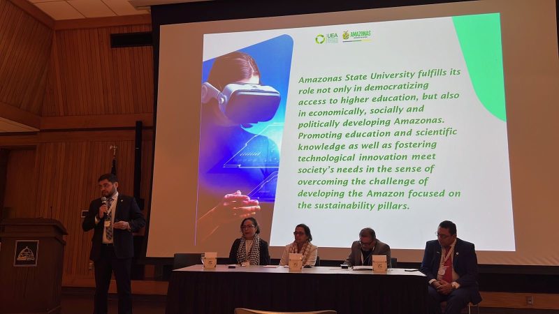 Nos EUA, reitor da UEA participa do Fórum Internacional da Amazônia Adalberto Carim*