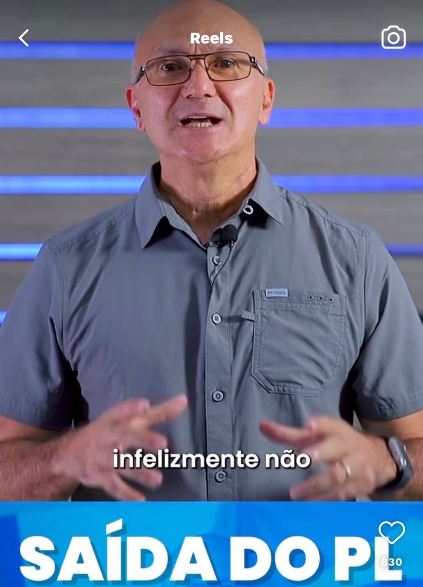 *Coronel Menezes confirma saída do PL e vai alinhar com o grupo de Roberto Cidade*