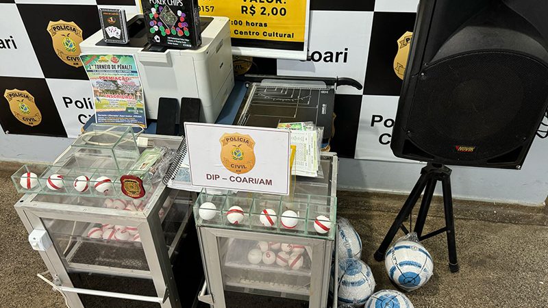 Polícia Civil prende casal em Coari (AM) por explorar loteria clandestina