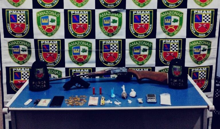 Forças de Segurança prendem dois homens por tráfico de drogas e porte ilegal de arma de fogo