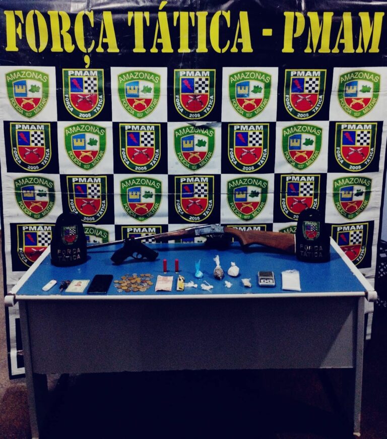 Forças de Segurança prendem dois homens por tráfico de drogas e porte ilegal de arma de fogo