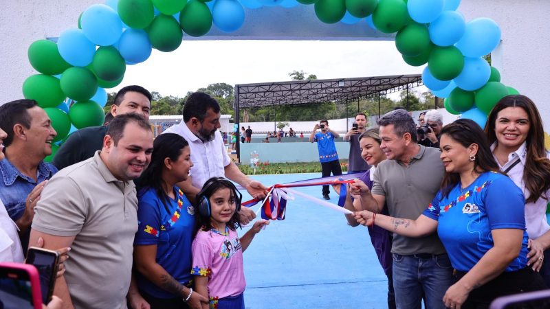 *Em Parintins, governador Wilson Lima inaugura primeiro espaço de lazer exclusivo para autistas no Amazonas*