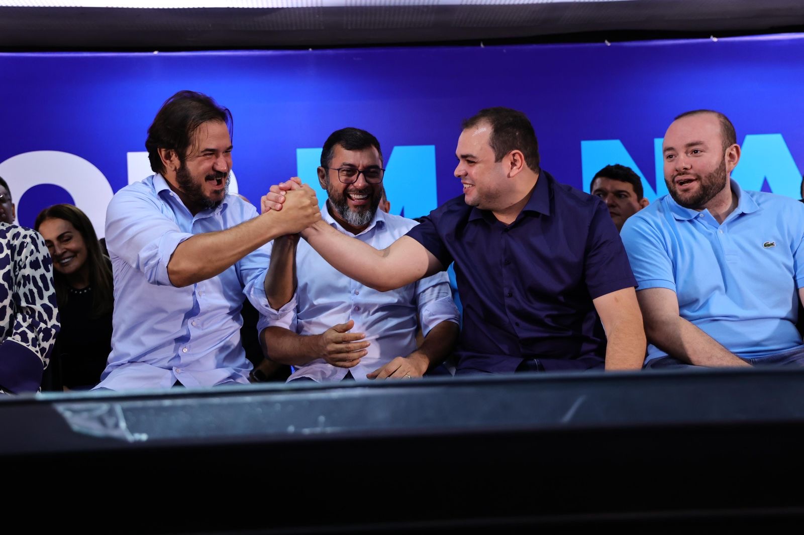 Roberto Cidade lança pré-candidatura à Prefeitura de Manaus, ao lado dos presidentes nacional e estadual do União Brasil