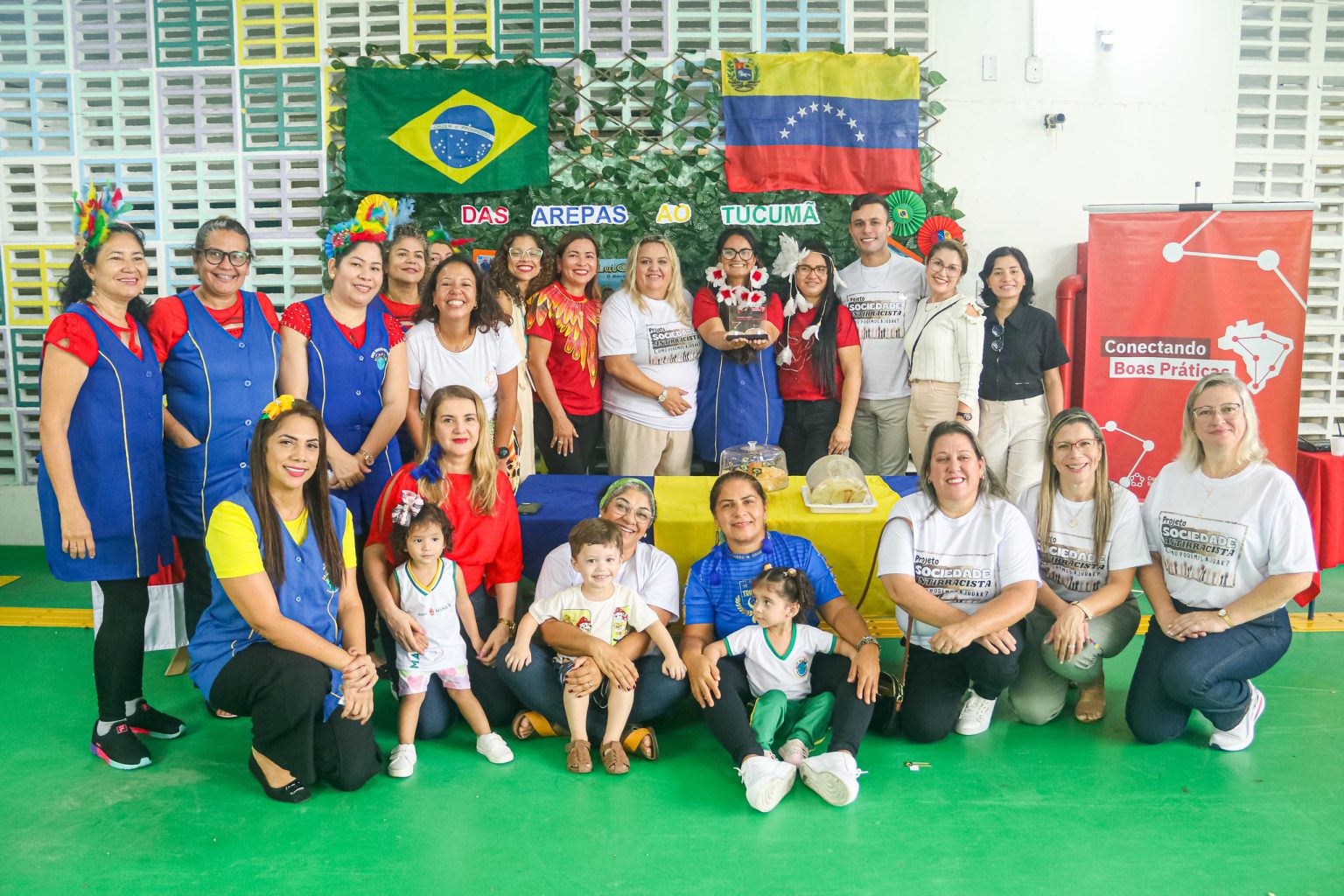Creche da prefeitura recebe educadores em intercâmbio para conhecer projeto premiado no ‘Conectando Boas Práticas