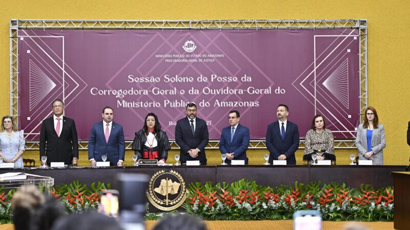 Presidente do TCE-AM participa de posse das novas corregedora e ouvidora-geral do MPAM