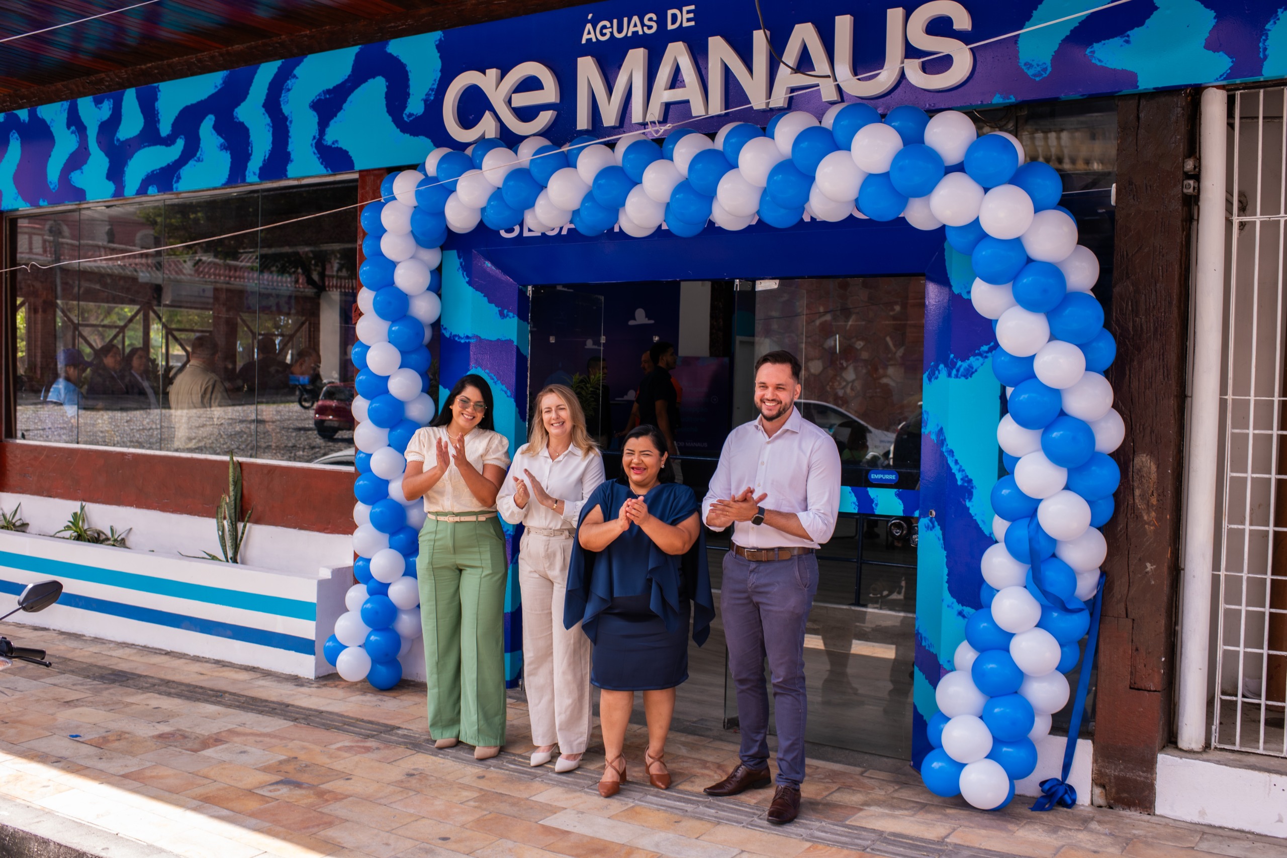 Nova loja de atendimento da Águas de Manaus é inaugurada no Centro da cidade