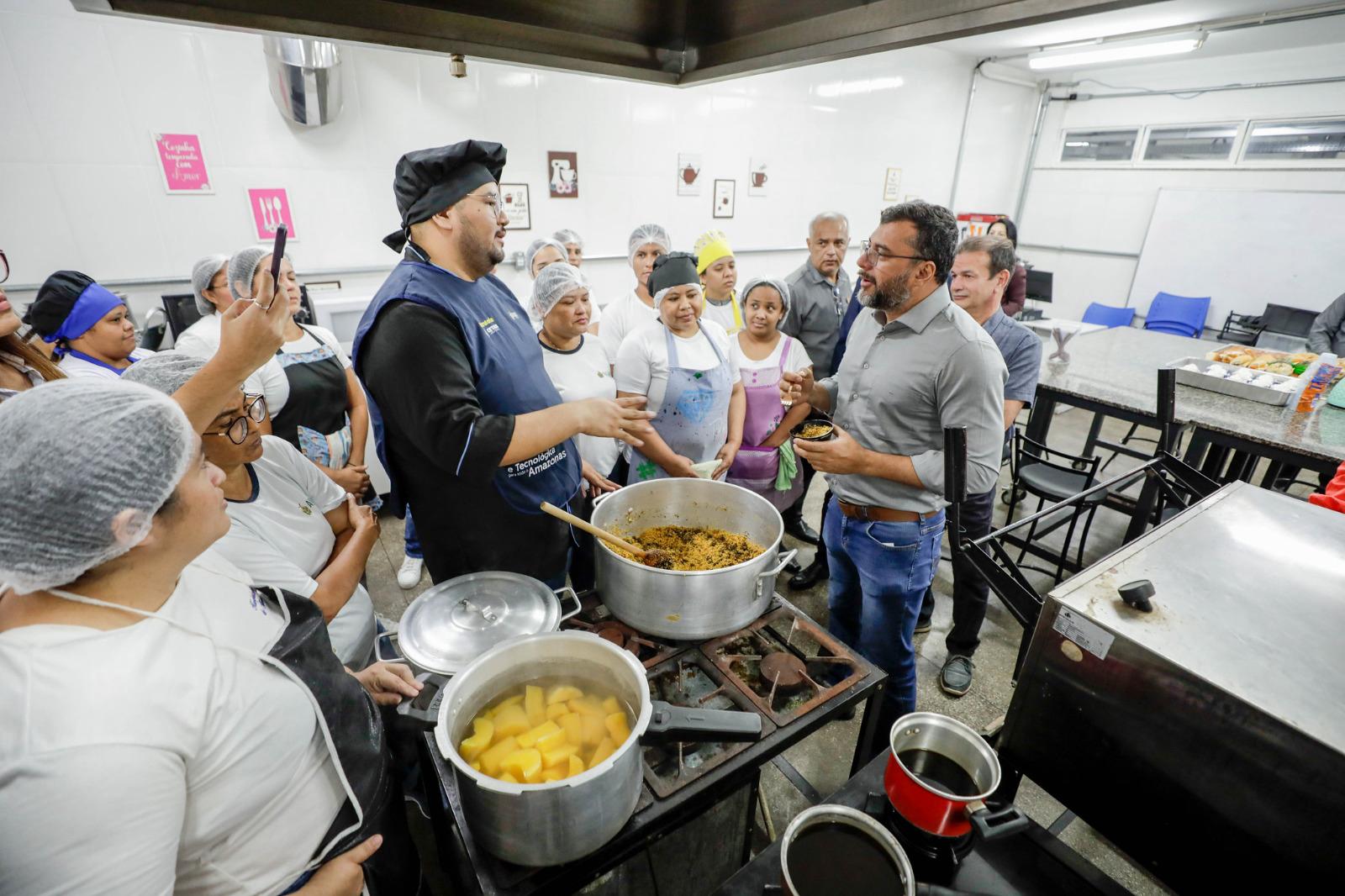 Na abertura do ano letivo, governador Wilson Lima destaca importância de cursos oferecidos pelo Cetam para a geração de emprego e renda