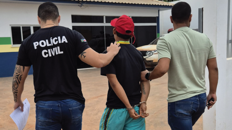 Polícia Civil prende homem por tentativa de homicídio contra indígena em Boca do Acre