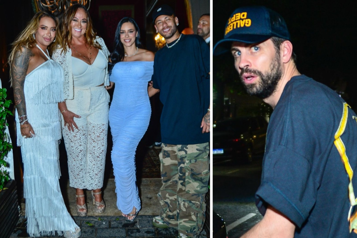 Neymar, Bruna Biancardi e Gerard Piqué vão à festa de aniversário de Rafaella Santos