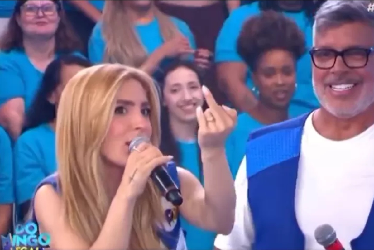 Manu Bahtidão perde a paciência e faz gesto polêmico ao vivo no SBT