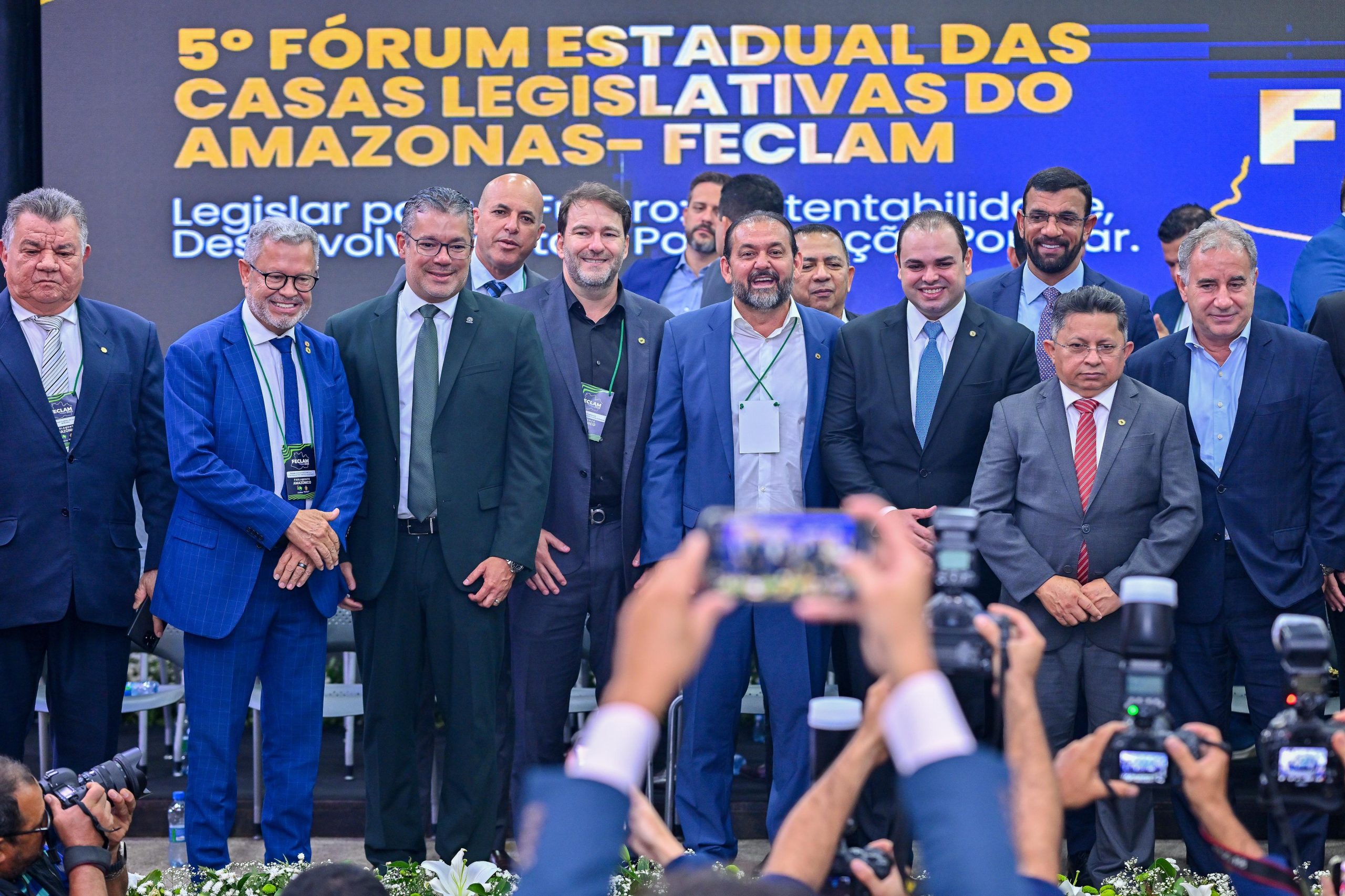 Conselheiro Josué Cláudio destaca papel pedagógico do TCE-AM na abertura do 5º Fórum de Casas Legislativas