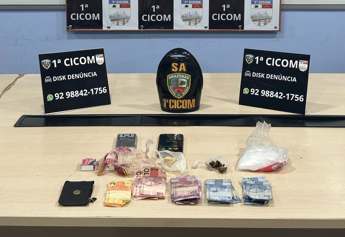 Em ações na capital, PMAM prende dois homens e apreende adolescente por envolvimento com tráfico de drogas