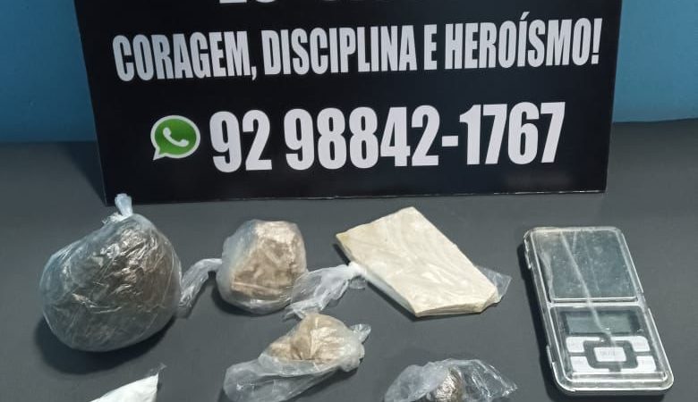 Dois homens são presos com drogas durante patrulhamento da Polícia Militar do Amazona s