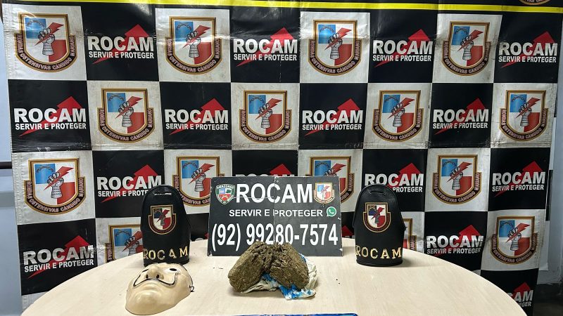 Polícia Militar do Amazonas prende homem envolvido com o tráfico de drogas na zona centro-sul de Manaus