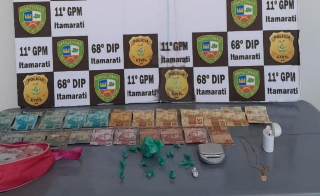 Polícia Civil prende casal com drogas, balança de precisão e dinheiro proveniente do tráfico em Itamarati