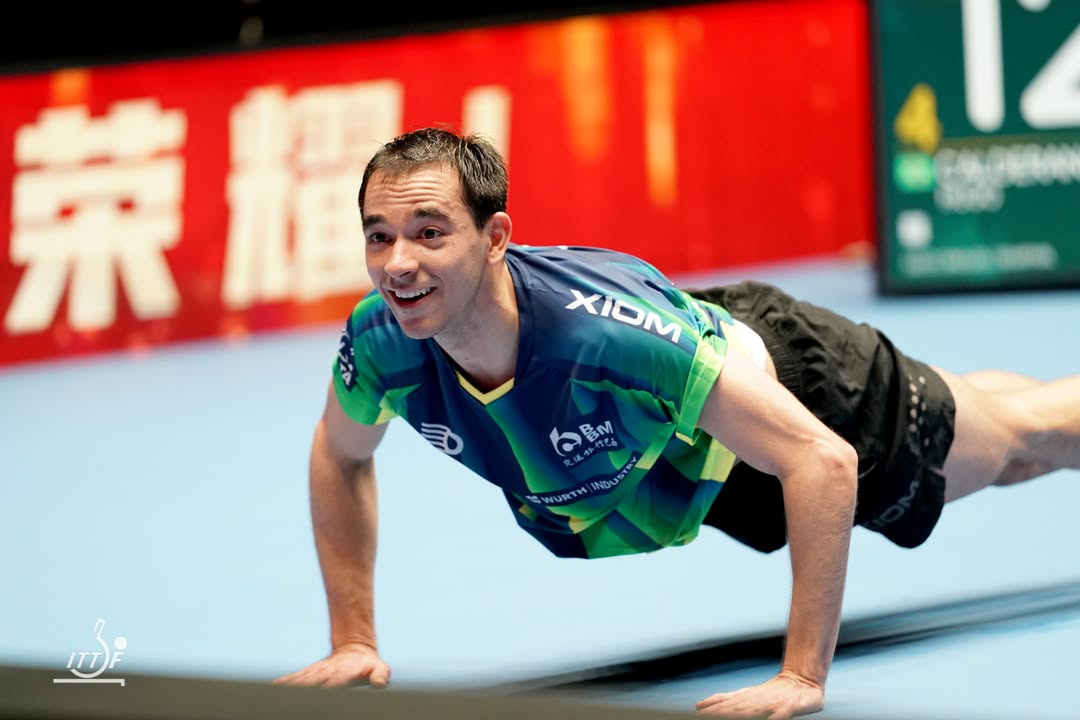 Hugo Calderano faz história e conquista Copa do Mundo de Tênis de Mesa