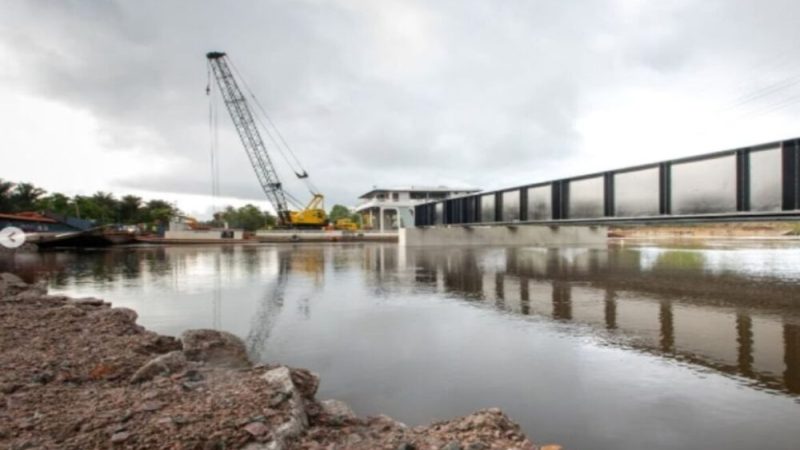 Ponte sobre o Rio Curuçá deve ser entregue em setembro, afirma presidente do Dnit