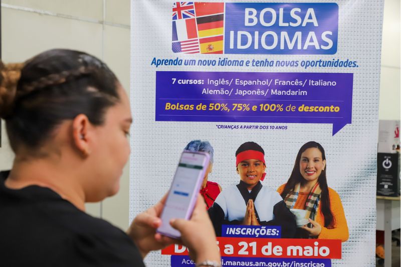 Prefeitura abre inscrições para o Programa Bolsa Idiomas na quinta