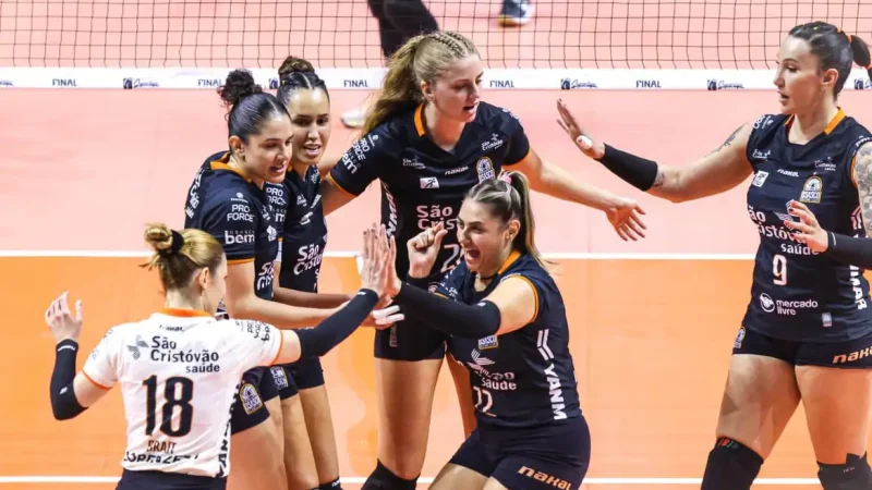 Osasco garante título da Superliga Feminina de vôlei