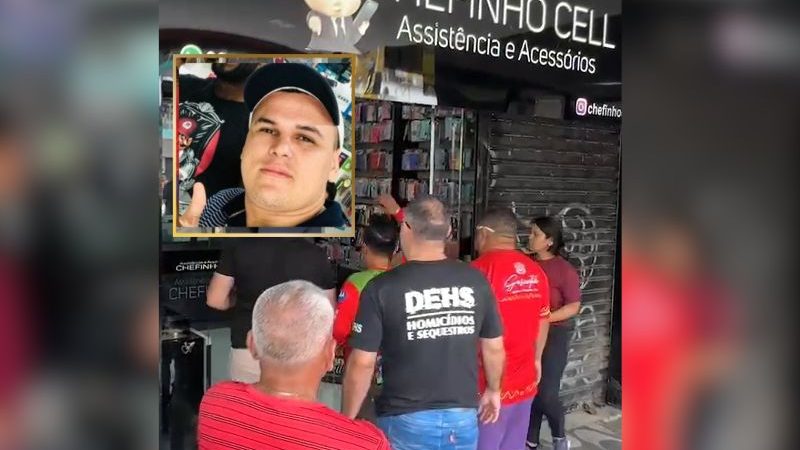 Lojista é morto a tiros em galeria de comércio popular em Manaus