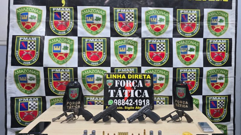 Polícia Militar do Amazonas intercepta plano de ataque e prende grupo armado em comunidade na zona norte