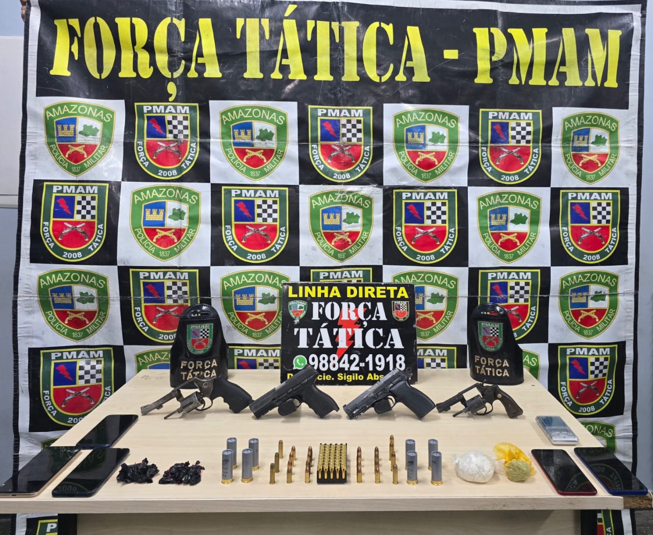 Polícia Militar do Amazonas intercepta plano de ataque e prende grupo armado em comunidade na zona norte