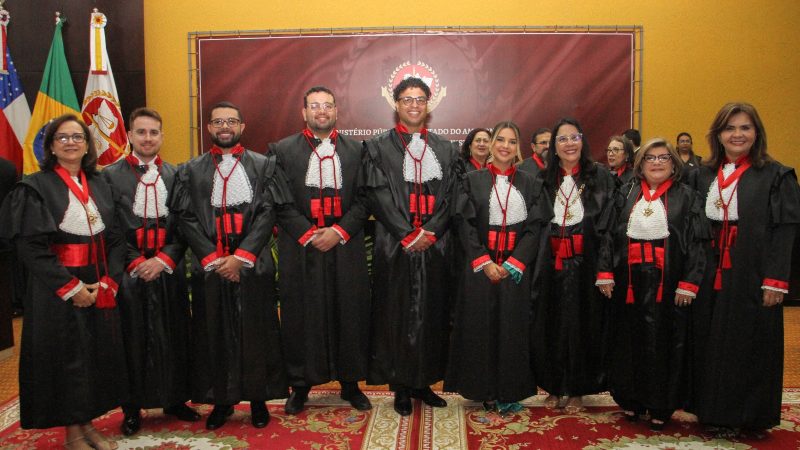 MPAM empossa cinco novos promotores de Justiça para atuação no interior do Estado