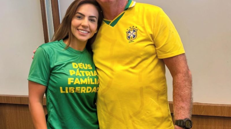 Débora Menezes reforça apoio político a Bolsonaro na mobilização Reaja Brasil em defesa da liberdade e contra perseguições políticas