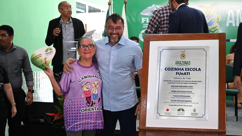 Governador Wilson Lima e Consulado do Japão inauguram Cozinha Escola da FUnATI em Manaus