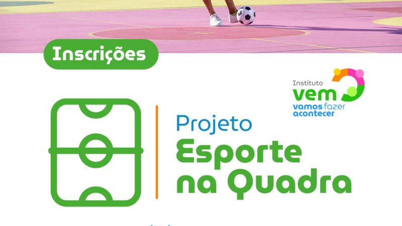 Projeto Esporte na Quadra chega ao Jorge Teixeira com vagas gratuitas para Futsal
