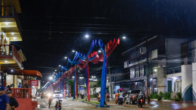 Governador Wilson Lima inaugura iluminação pública de LED em Jutaí e Fonte Boa