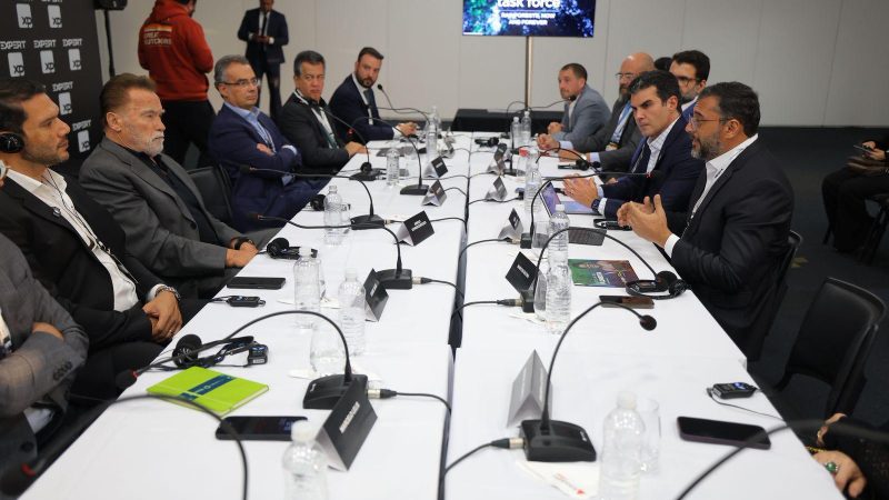 Governador Wilson Lima apresenta a Arnold Schwarzenegger papel estratégico do Amazonas na agenda climática global e na defesa dos povos da floresta