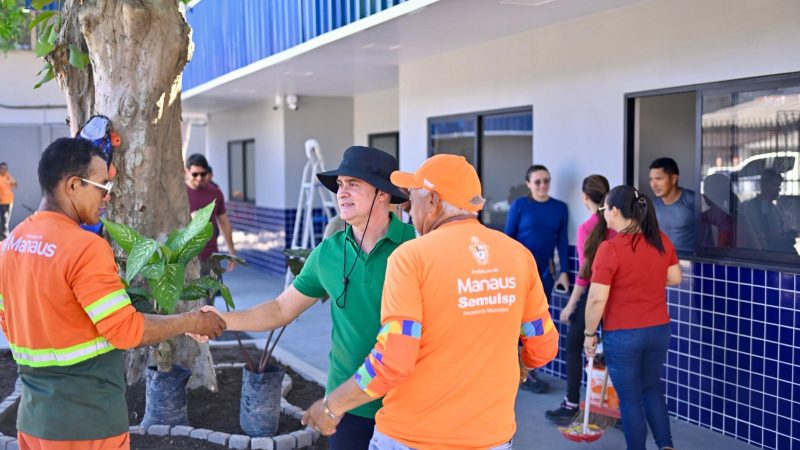 Prefeito David Almeida inaugura maior base da Guarda Municipal de Manaus na zona Leste