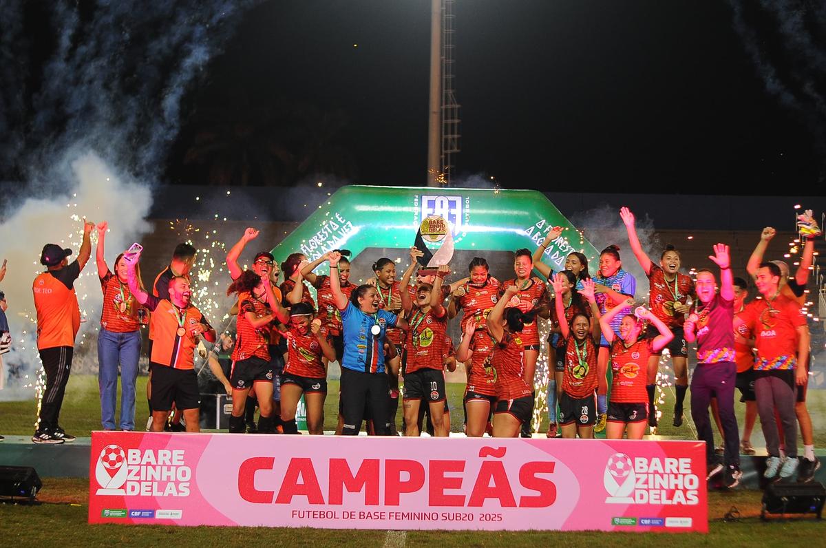 Tarumã vence São Raimundo e conquista o título inédito do Barezinho Feminino Sub-20