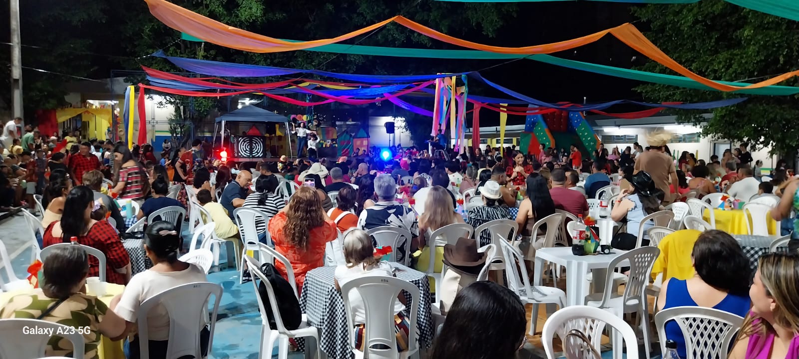 Mais de 100 crianças participam do Festival Folclórico na Escola Altair Severiano Nunes
