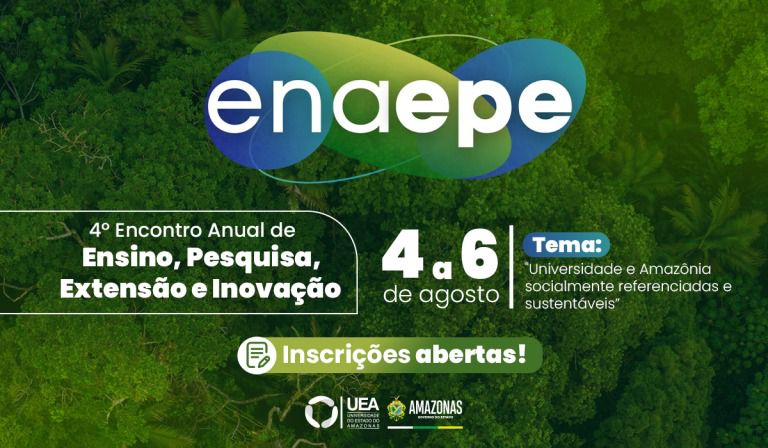Inscrições e submissões de trabalhos abertas para 4º Enaepe da UEA