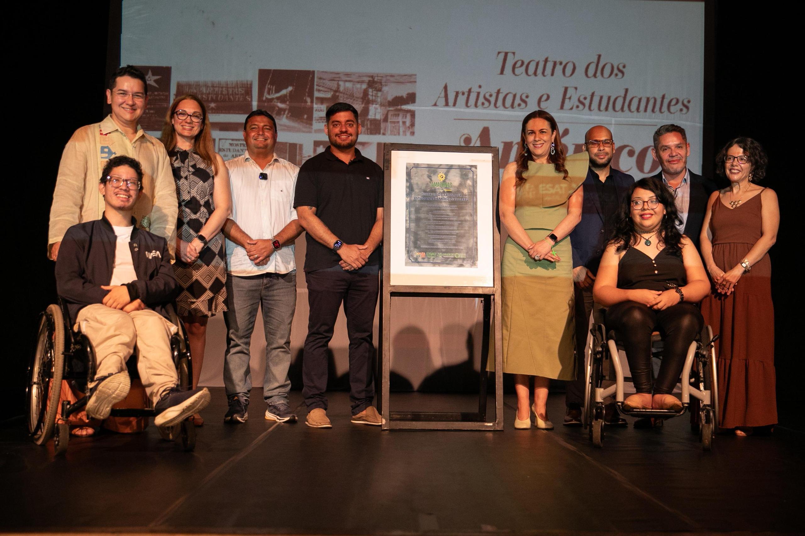 UEA reinaugura Teatro dos Artistas e Estudantes Américo Alvarez e passa a contar com espaço cultural próprio
