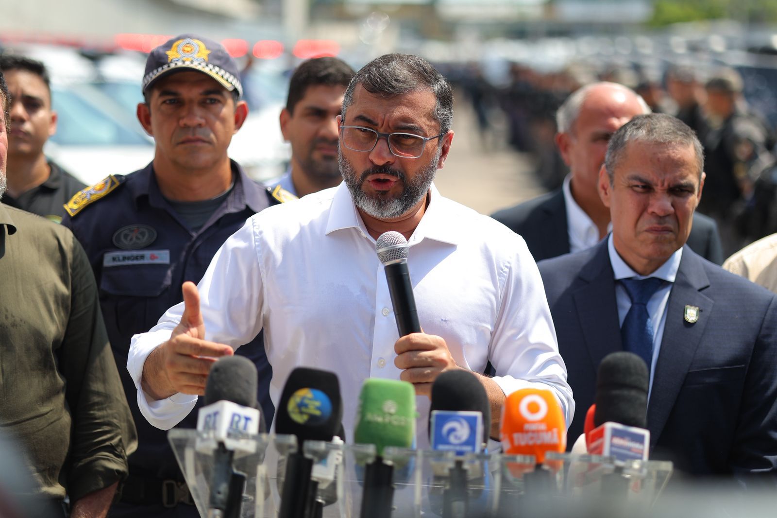 Governador Wilson Lima realiza mais uma entrega de novas viaturas para as forças de segurança do estado