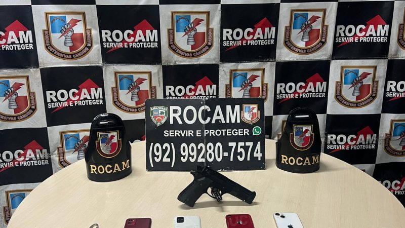 Polícia Militar do Amazonas prende dupla e apreende adolescente que realizavam “arrastões