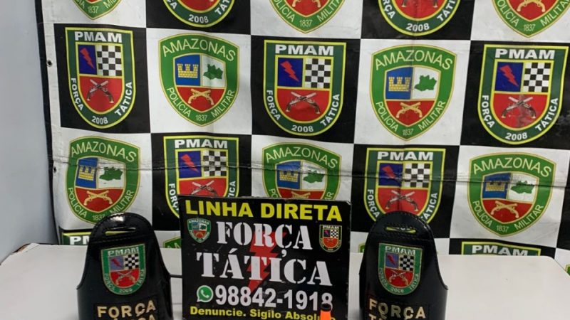 Polícia Militar do Amazonas prende homem em posse de 67 trouxinhas de cocaína