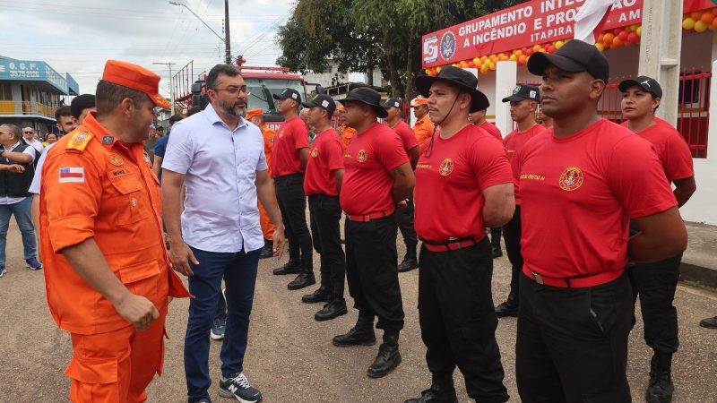 Em Itapiranga governador Wilson Lima inaugura 11º Grupamento Integrado de Combate a Incêndio do interior