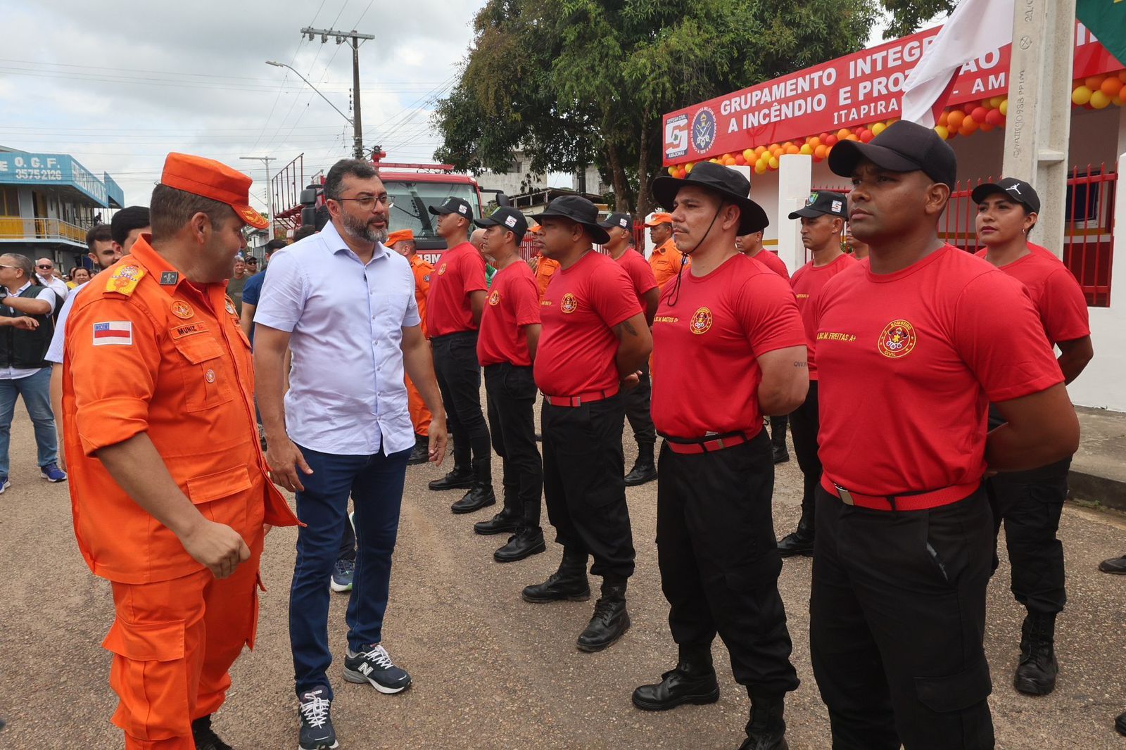 Em Itapiranga governador Wilson Lima inaugura 11º Grupamento Integrado de Combate a Incêndio do interior